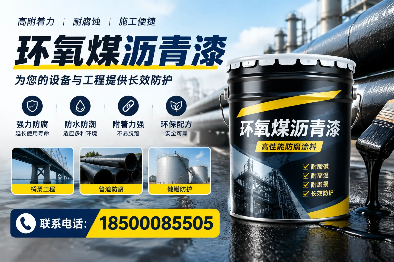 环氧煤沥青漆与其他涂料的对比分析，助力荆门企业决策